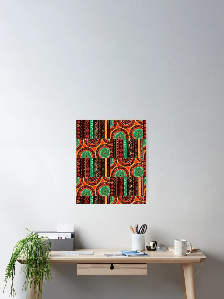 Thumbnail 2 of 3, Poster, African Style-Beautiful pattern designed and sold by PatternLegend.