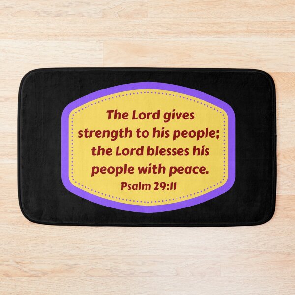 Item preview, Bible Verse Psalms 29:11 designed and sold by Prayingwarrior.