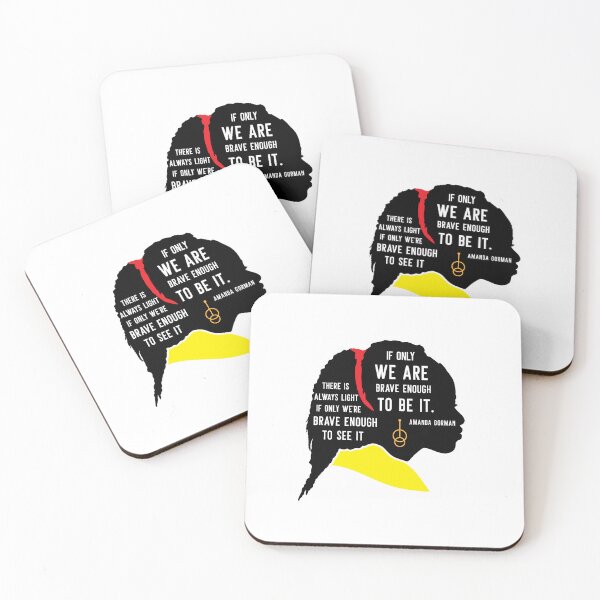 Item preview, There is always light if we are brave enough to see it, Amanda Gorman, Black History designed and sold by UrbanApparel.