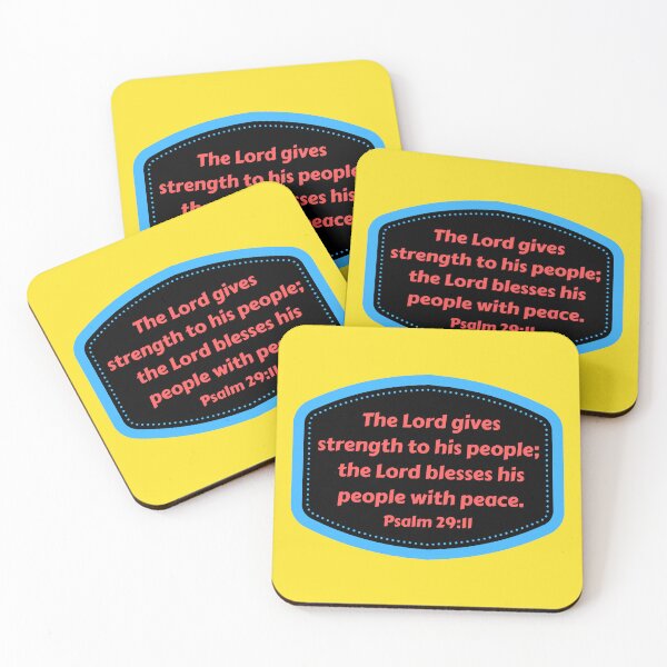 Item preview, Bible Verse Psalms 29:11 designed and sold by Prayingwarrior.