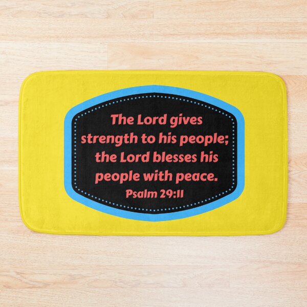 Item preview, Bible Verse Psalms 29:11 designed and sold by Prayingwarrior.