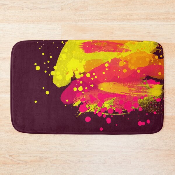 Item preview, Blobs of pink and yellow paint designed and sold by Ishtamari.