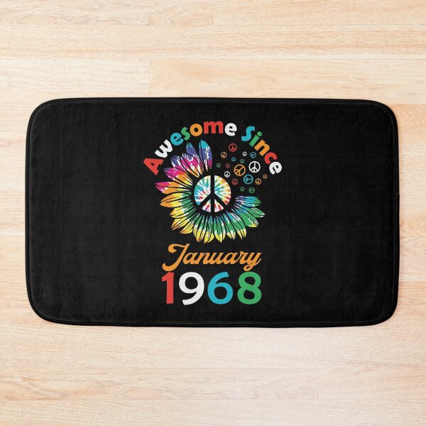 Item preview, Funny Birthday Quote, Awesome Since January 1968, Retro Birthday designed and sold by Estrytee.