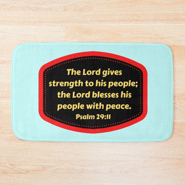 Item preview, Bible Verse Psalms 29:11 designed and sold by Prayingwarrior.