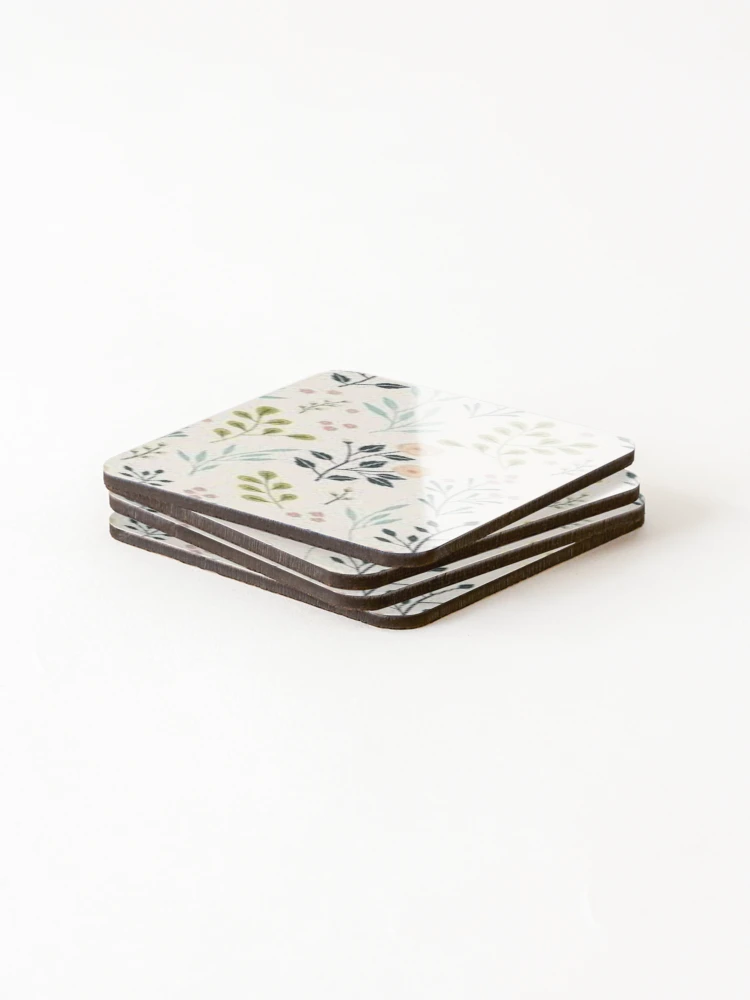 Thumbnail 4 of 5, Coasters (Set of 4), Patterns - Spring Patterned designed and sold by Almight Store.