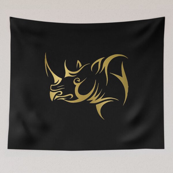 Item preview, Golden Rhino designed and sold by DZ-Merch.
