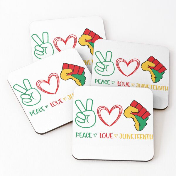 Item preview, Peace Love Juneteenth, Black History, Black Lives Matter designed and sold by UrbanApparel.