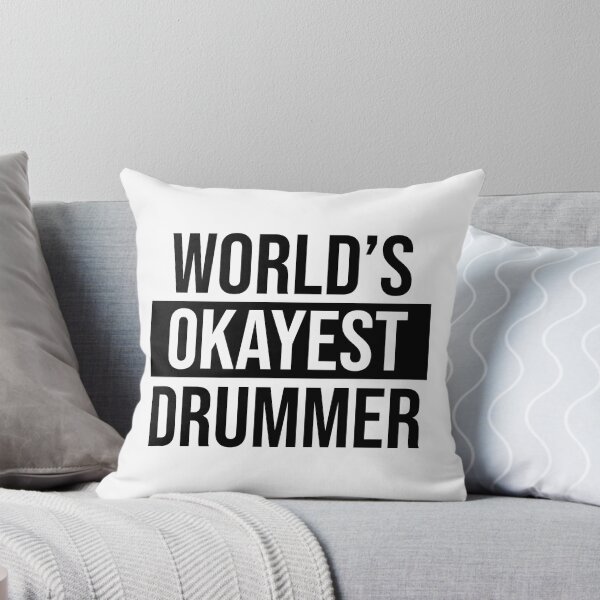 Item preview, World's Okayest Drummer designed and sold by Adel Qasem.
