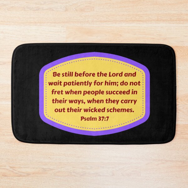 Item preview, Bible Verse Psalms 37:7 designed and sold by Prayingwarrior.
