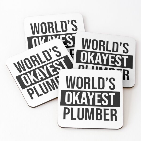 Item preview, World's Okayest Plumber designed and sold by Adel Qasem.