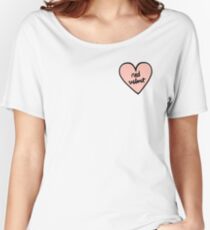Red Velvet Heart Patch kpop Women's Relaxed Fit T-Shirt