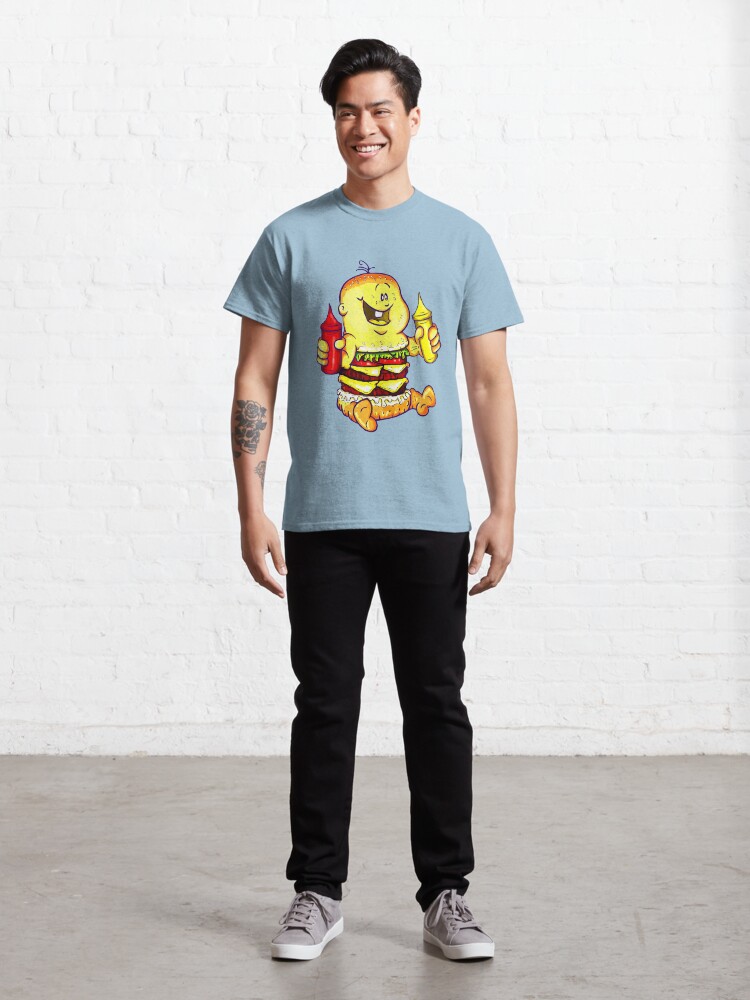 Vista alternativa de Camiseta clásica amantes de las hamburguesas