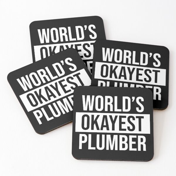 Item preview, World's Okayest Plumber designed and sold by Adel Qasem.