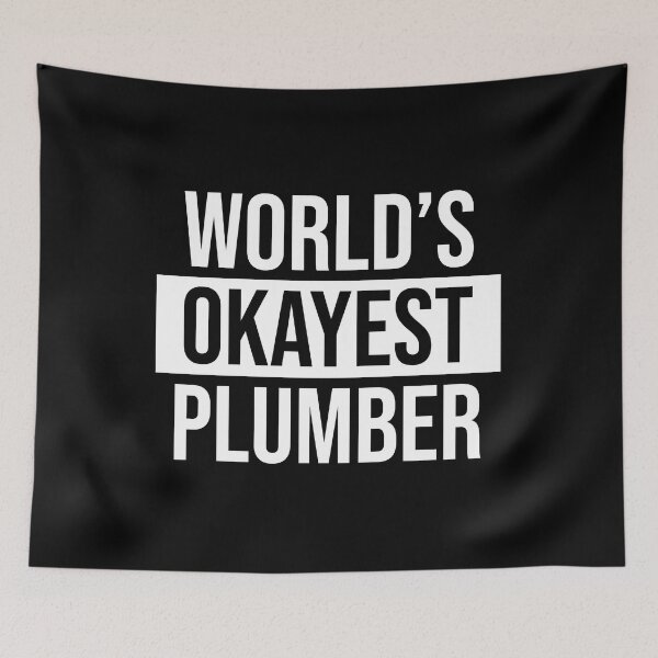 Item preview, World's Okayest Plumber designed and sold by Adel Qasem.