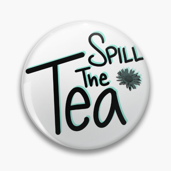 Item preview, Spill the Tea Sis Hand written graphic font with a cute daisy designed and sold by AlkiCreationsCo.