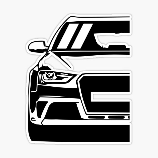 Sticker Allroad outline RS6 sticker S4 S6 RS S Line Quattro for Audi All