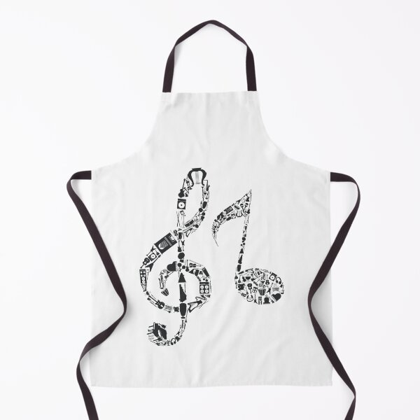 Item preview, Music Notes With Musical Instruments For Music Lovers -  designed and sold by Funwithmusic.