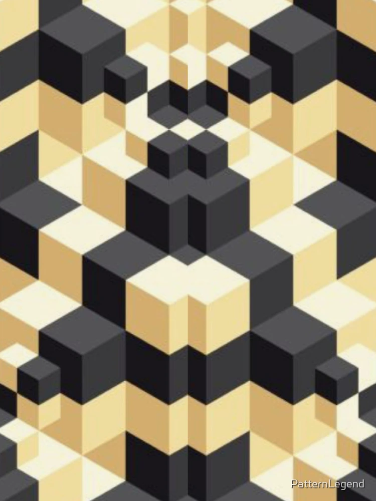 Thumbnail 4 of 4, iPhone Case, 3D Cube Pattern designed and sold by PatternLegend.