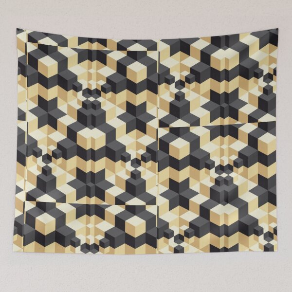 Item preview, 3D Cube Pattern designed and sold by PatternLegend.