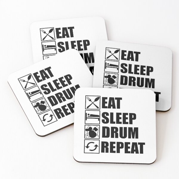 Item preview, Eat Sleep Drum Repeat designed and sold by Adel Qasem.