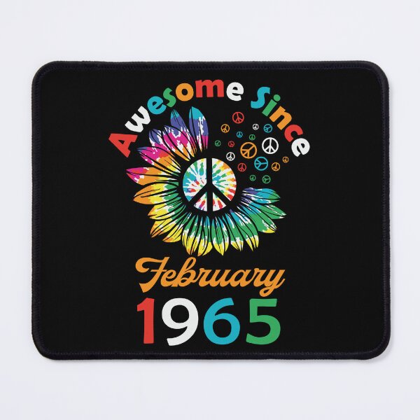 Item preview, Funny Birthday Quote, Awesome Since February 1965, Retro Birthday designed and sold by Estrytee.