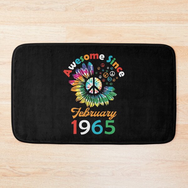 Item preview, Funny Birthday Quote, Awesome Since February 1965, Retro Birthday designed and sold by Estrytee.
