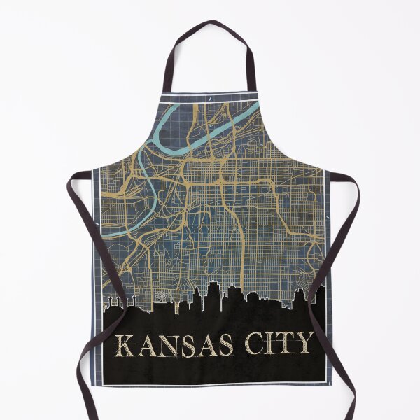 Item preview, Kansas City Blue Print Map designed and sold by kelbyredux.