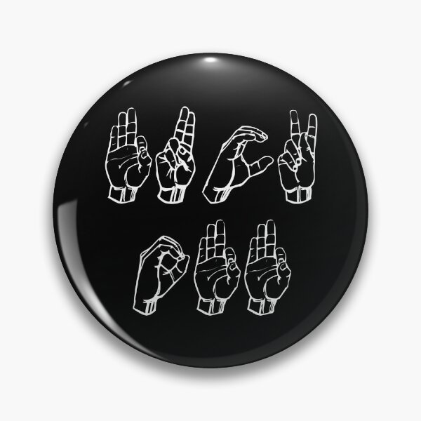 Item preview, 'Fuck Off' in American Sign Language Manual Alphabet designed and sold by Good-Looking Corpse.