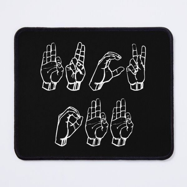 Item preview, 'Fuck Off' in American Sign Language Manual Alphabet designed and sold by Good-Looking Corpse.