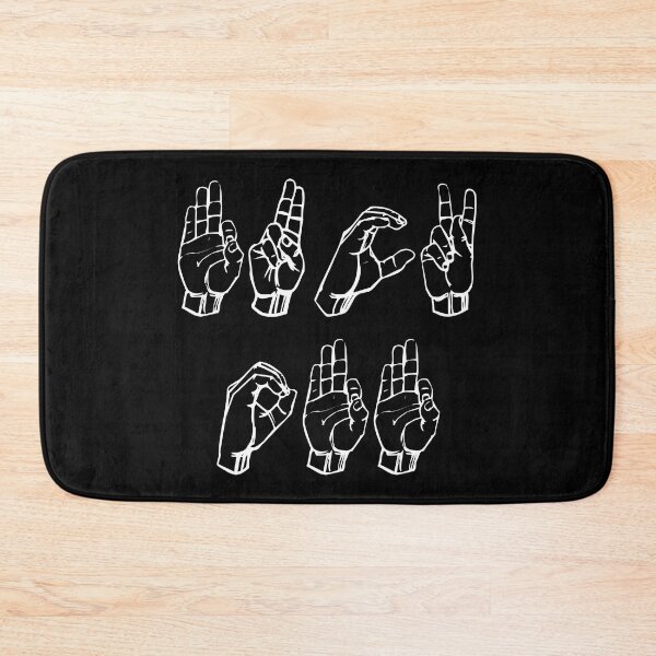 Item preview, 'Fuck Off' in American Sign Language Manual Alphabet designed and sold by Good-Looking Corpse.