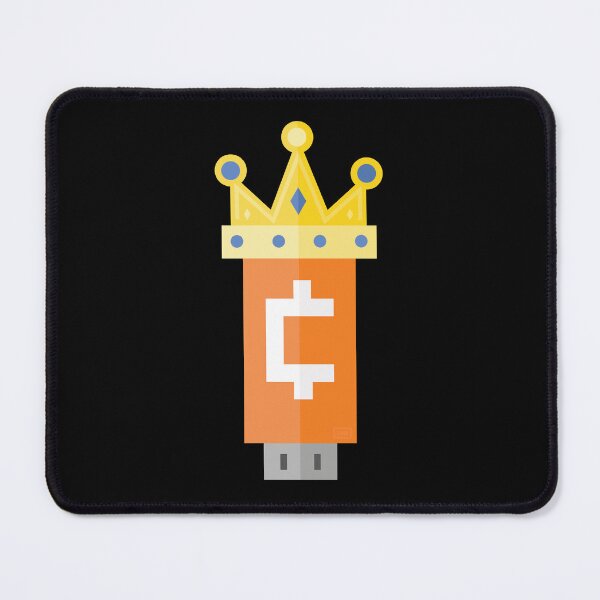 Item preview, Crypto King USB Flash Drive Cryptocurrency Wallet Wearing a Crown designed and sold by doseofwin.