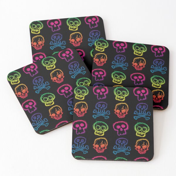 Item preview, RAINBOW SKULLS designed and sold by oldskooldesign.