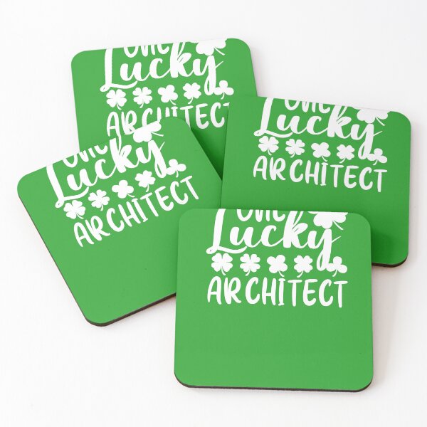 Item preview, Funny St Patrick Day Gift For Architect: One Lucky Architect designed and sold by AMINE  ★★★★★.