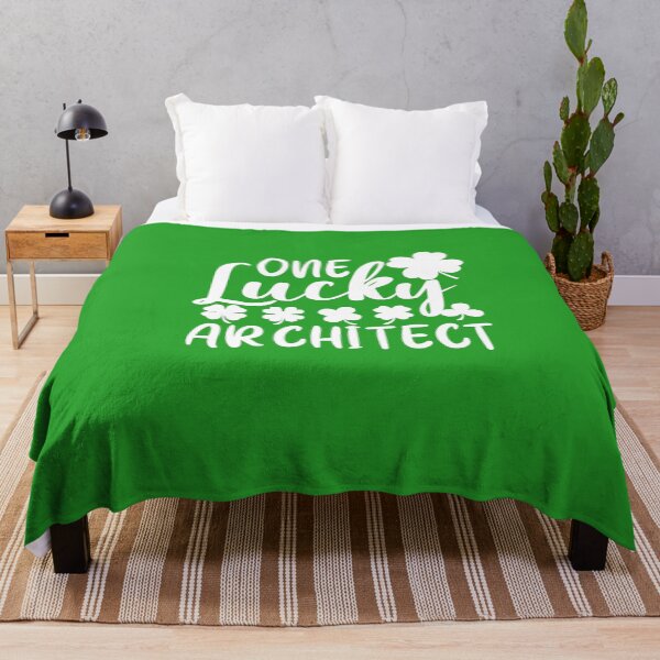 Item preview, Funny St Patrick Day Gift For Architect: One Lucky Architect designed and sold by AMINE  ★★★★★.