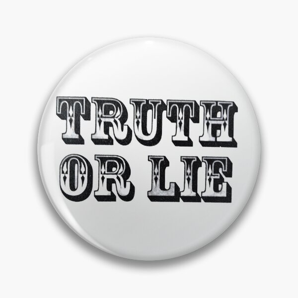 Item preview, Truth or lie, inscription, letters, sentences, title, newspaper, philosophy, unique design designed and sold by NessArtByEwa.