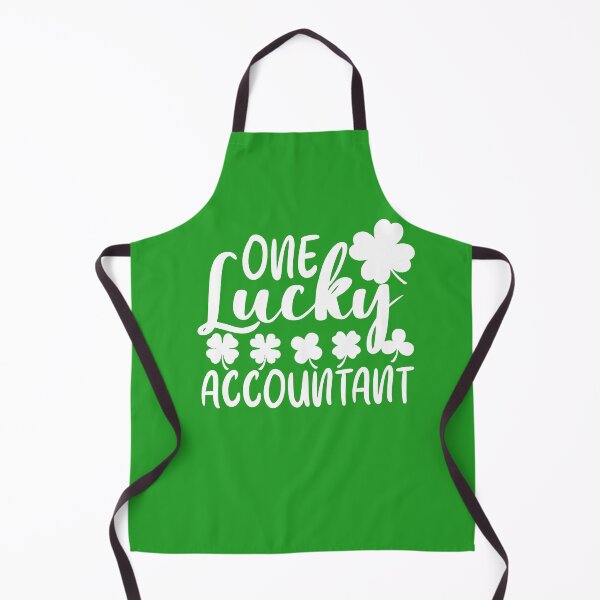 Aperçu de l'œuvre Cadeau drôle de jour de St Patrick pour le comptable : Un comptable chanceux créée et vendue par AMINE ★★★★★.