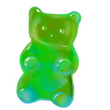 Artwork thumbnail, green gummy bear  by Candysshark