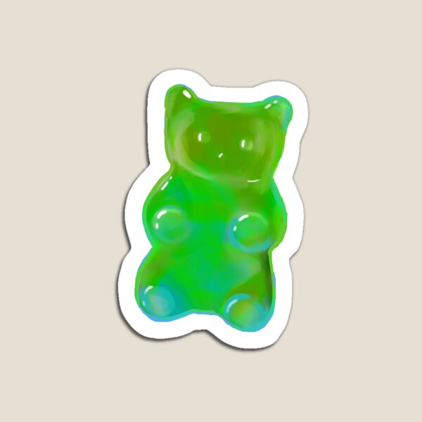 Item preview, green gummy bear  designed and sold by Candysshark.