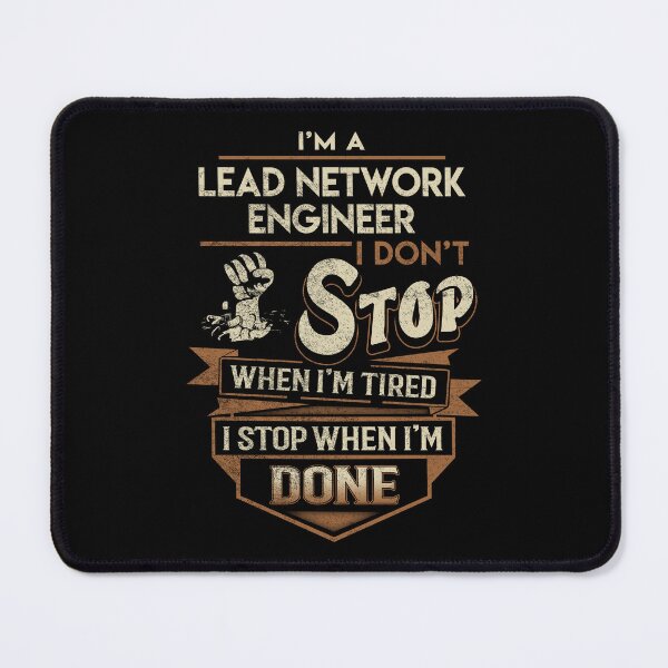 Item preview, Lead Network Engineer T Shirt - I Stop When Done Job Gift Item Tee designed and sold by paneczkopat.