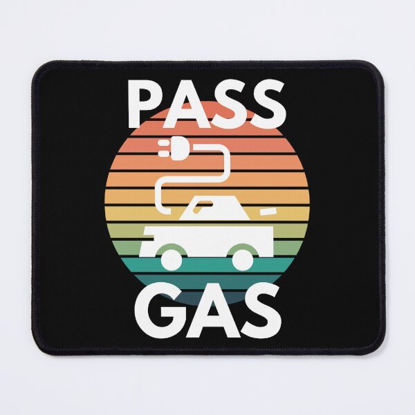Item preview, Pass Gas Electric Car EV Humor designed and sold by EllConApparel.