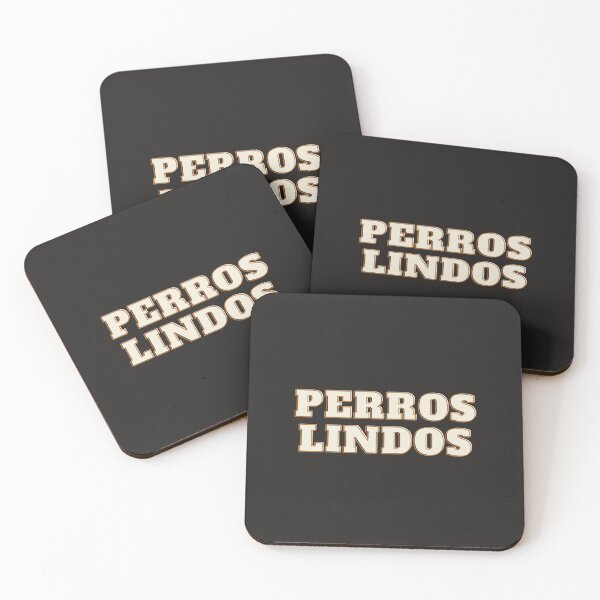 Item preview, Perros Lindos - A spanish dog quote, sayings, expressions - Simple white writing design on essential t-shirt designed and sold by Doggymadness.