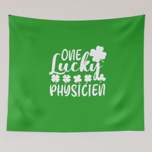 Item preview, Funny St Patrick Day Gift For Physician: One Lucky Physician designed and sold by AMINE  ★★★★★.