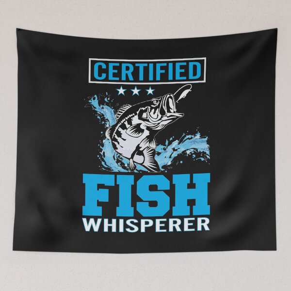 Item preview, Funny Fishing Shirt : Certified Fish Whisperer designed and sold by Funny-Tees4U.