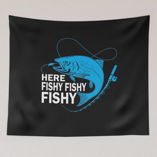 Item preview, Funny Fishing Shirt : Here Fishy Fishy Fishy designed and sold by Funny-Tees4U.