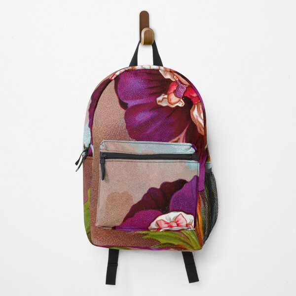 Item preview, Cottage core sleeping elf girl in purple Pansy flower cartoon art for nursery gift for girl designed and sold by Lady-Frost.