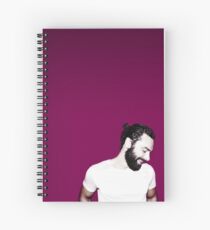 Aidan Turner Mun Design Spiral Notebook