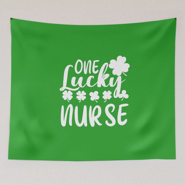 Item preview, Funny St Patrick Day Gift For Nurse: One Lucky Nurse designed and sold by AMINE  ★★★★★.
