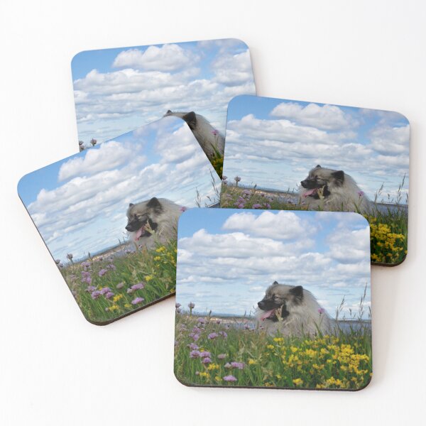 Item preview, Keeshond amongst the flowers designed and sold by Violaman.