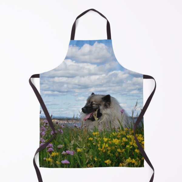 Item preview, Keeshond amongst the flowers designed and sold by Violaman.
