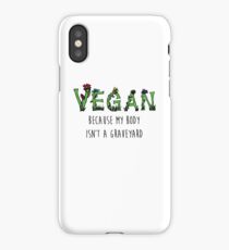 Vegan Quote iPhone Case
